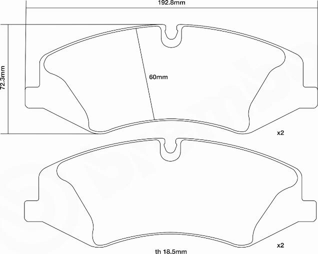 Brembo 07.D435.02 - Kit pastiglie freno per elevate prestazioni autozon.pro