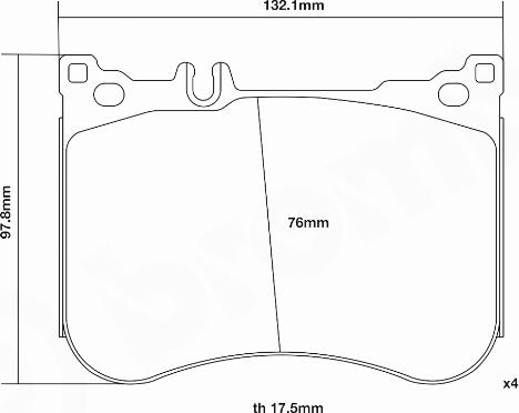 Brembo 07.D435.18 - Kit pastiglie freno per elevate prestazioni autozon.pro