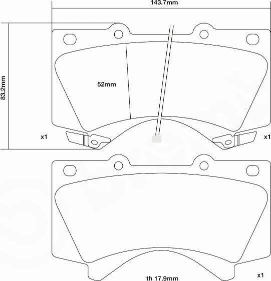 Brembo 07.D435.35 - Kit pastiglie freno per elevate prestazioni autozon.pro