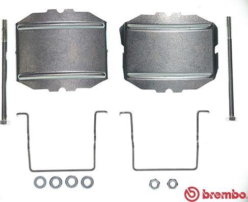 Brembo A 02 232 - Kit accessori, Pastiglia freno autozon.pro