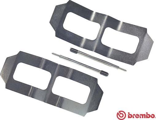 Brembo A 02 271 - Kit accessori, Pastiglia freno autozon.pro