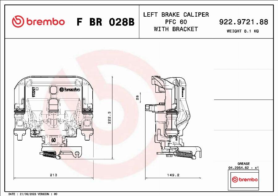 Brembo F BR 028B - Pinza freno autozon.pro