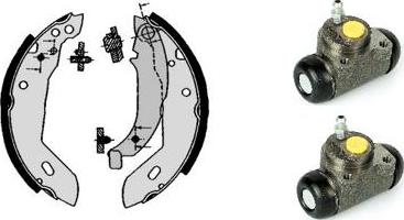 Brembo H 61 061 - Kit ganasce freno autozon.pro