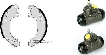 Brembo H 68 025 - Kit ganasce freno autozon.pro