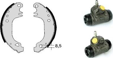 Brembo H 68 026 - Kit ganasce freno autozon.pro