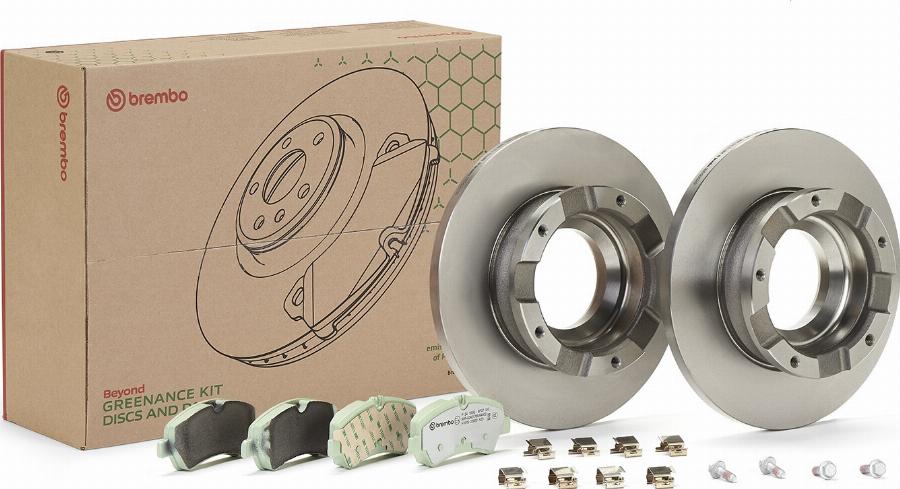 Brembo KT 10 060 - Kit freno, Freno a disco autozon.pro