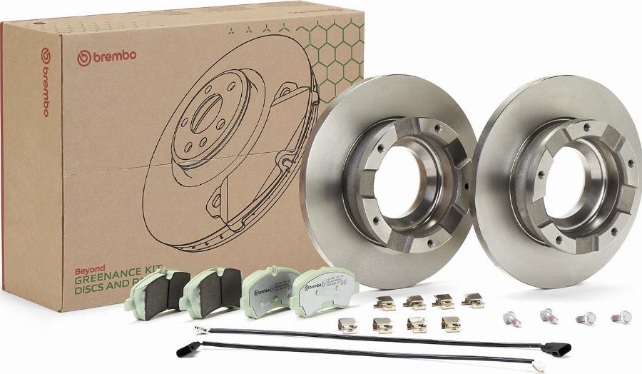 Brembo KT 10 061 - Kit freno, Freno a disco autozon.pro