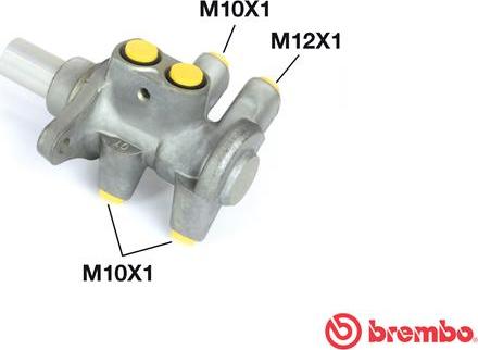 Brembo M 24 042 - Cilindro maestro del freno autozon.pro