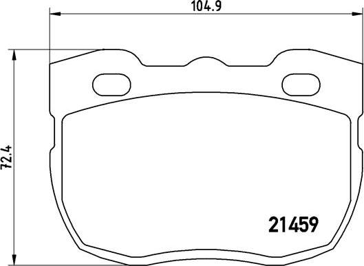 Brembo P 99 001 - Kit pastiglie freno, Freno a disco autozon.pro