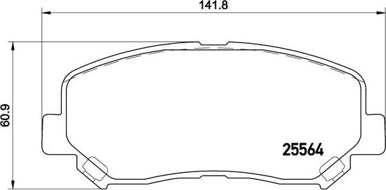 Brembo P 49 045X - Kit pastiglie freno, Freno a disco autozon.pro