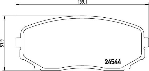 Brembo P 49 040 - Kit pastiglie freno, Freno a disco autozon.pro