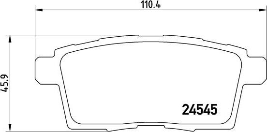 Brembo P 49 041 - Kit pastiglie freno, Freno a disco autozon.pro