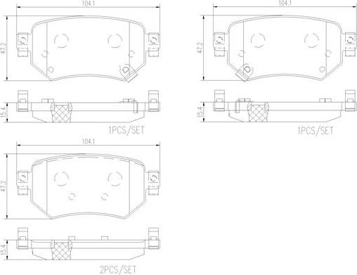 Brembo P49059N - Kit pastiglie freno, Freno a disco autozon.pro