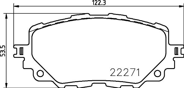 Brembo P 49 054 - Kit pastiglie freno, Freno a disco autozon.pro