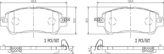 Brembo P49055N - Kit pastiglie freno, Freno a disco autozon.pro