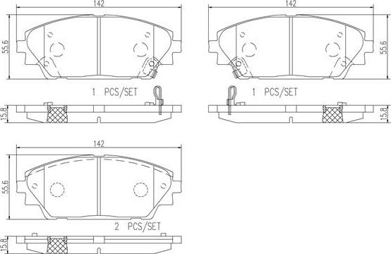 Brembo P49050N - Kit pastiglie freno, Freno a disco autozon.pro