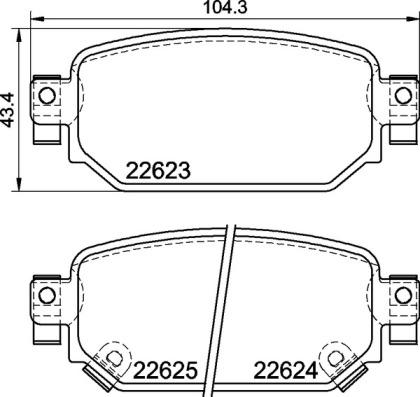 Brembo P 49 063 - Kit pastiglie freno, Freno a disco autozon.pro