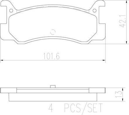 Brembo P49005N - Kit pastiglie freno, Freno a disco autozon.pro