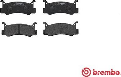 Brembo P 49 005 - Kit pastiglie freno, Freno a disco autozon.pro