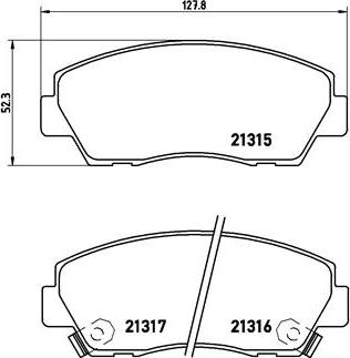 Brembo P 49 014 - Kit pastiglie freno, Freno a disco autozon.pro