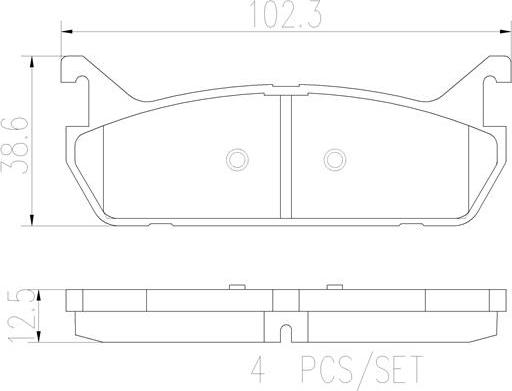 Brembo P49015N - Kit pastiglie freno, Freno a disco autozon.pro