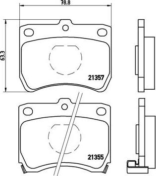 Brembo P 49 013 - Kit pastiglie freno, Freno a disco autozon.pro