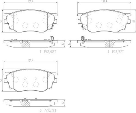 Brembo P49033N - Kit pastiglie freno, Freno a disco autozon.pro