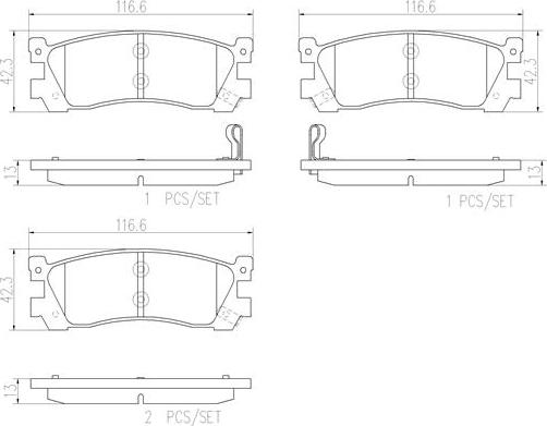 Brembo P49025N - Kit pastiglie freno, Freno a disco autozon.pro