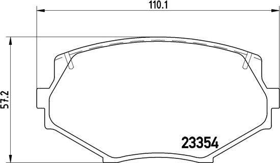 Brembo P 49 020 - Kit pastiglie freno, Freno a disco autozon.pro