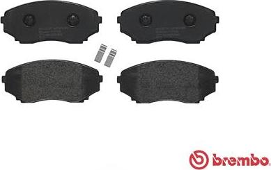 Brembo P 49 028 - Kit pastiglie freno, Freno a disco autozon.pro