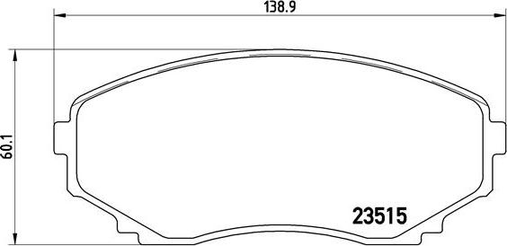 Brembo P 49 028 - Kit pastiglie freno, Freno a disco autozon.pro