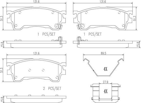 Brembo P49023N - Kit pastiglie freno, Freno a disco autozon.pro