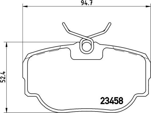 Brembo P 44 009 - Kit pastiglie freno, Freno a disco autozon.pro