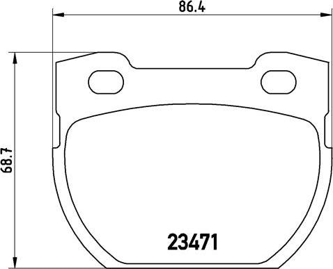 Brembo P44006N - Kit pastiglie freno, Freno a disco autozon.pro