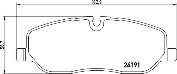 Brembo P 44 014 - Kit pastiglie freno, Freno a disco autozon.pro