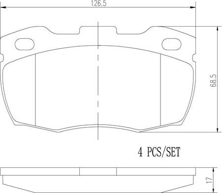 Brembo P44015N - Kit pastiglie freno, Freno a disco autozon.pro