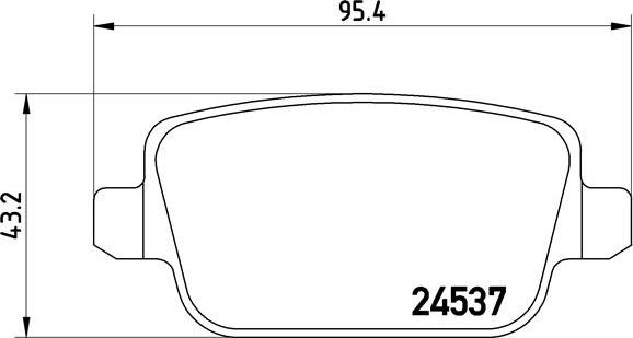 Brembo P 44 016 - Kit pastiglie freno, Freno a disco autozon.pro