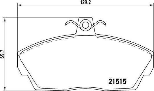 Brembo P 44 010 - Kit pastiglie freno, Freno a disco autozon.pro