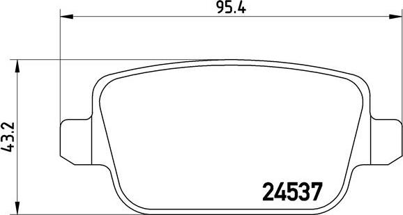 Brembo P 44 017 - Kit pastiglie freno, Freno a disco autozon.pro