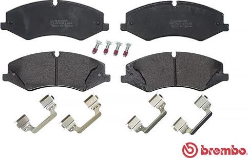 Brembo P 44 024 - Kit pastiglie freno, Freno a disco autozon.pro