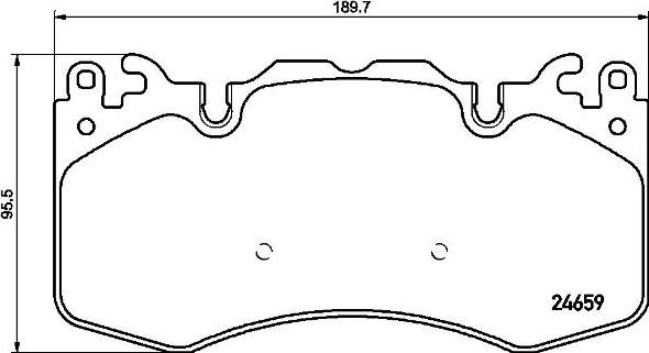 Brembo P 44 023 - Kit pastiglie freno, Freno a disco autozon.pro