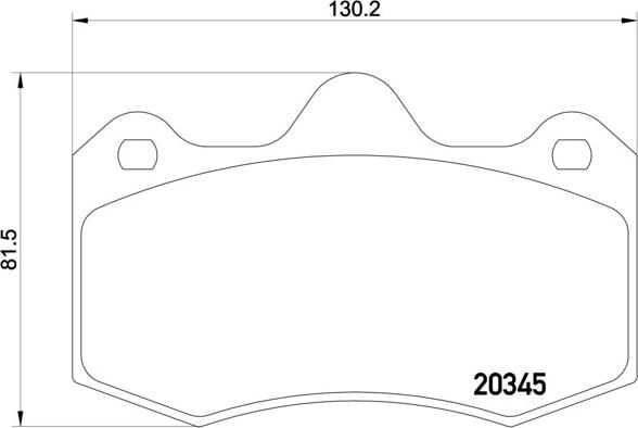 Brembo P 47 001 - Kit pastiglie freno, Freno a disco autozon.pro