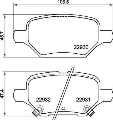 Brembo P 59 099 - Kit pastiglie freno, Freno a disco autozon.pro