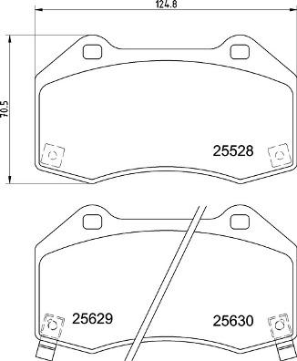 Brembo P 59 094 - Kit pastiglie freno, Freno a disco autozon.pro