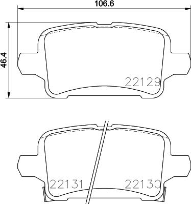 Brembo P 59 090 - Kit pastiglie freno, Freno a disco autozon.pro