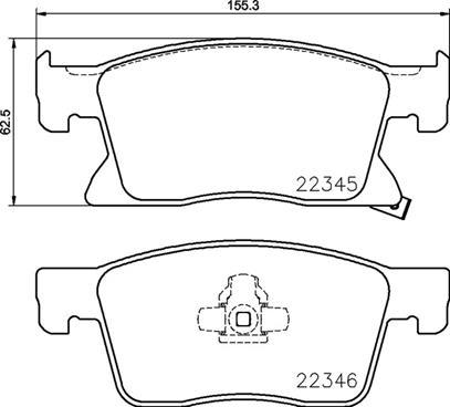 Brembo P59091N - Kit pastiglie freno, Freno a disco autozon.pro