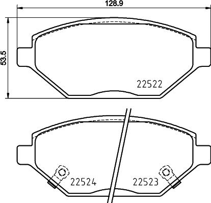 Brembo P 59 093 - Kit pastiglie freno, Freno a disco autozon.pro