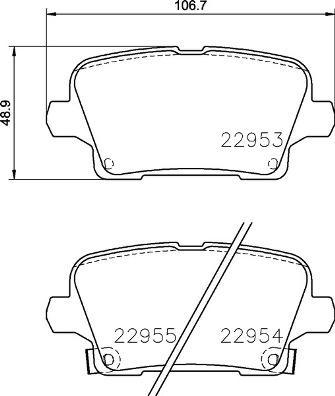 Brembo P 59 097 - Kit pastiglie freno, Freno a disco autozon.pro