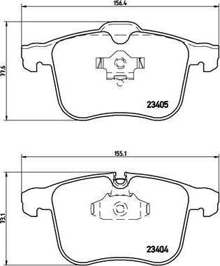 Brembo P 59 049 - Kit pastiglie freno, Freno a disco autozon.pro