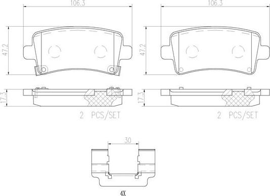 Brembo P59059N - Kit pastiglie freno, Freno a disco autozon.pro